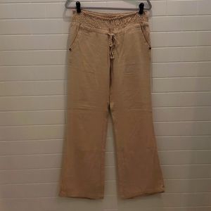 Linen pants size small khaki used condition